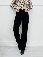 Judy Blue Forever Flattering Tummy Control Straight Leg Black Jeans