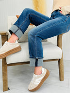 Can't Cuff This Tummy Control Slim Straight Jeans