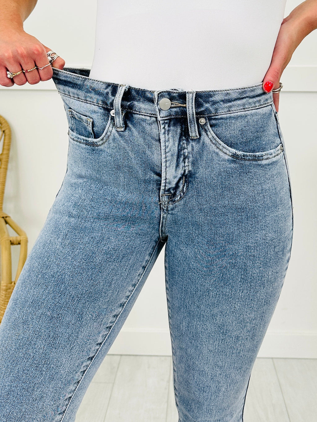 Can't Forget You Tummy Control Straight Jeans