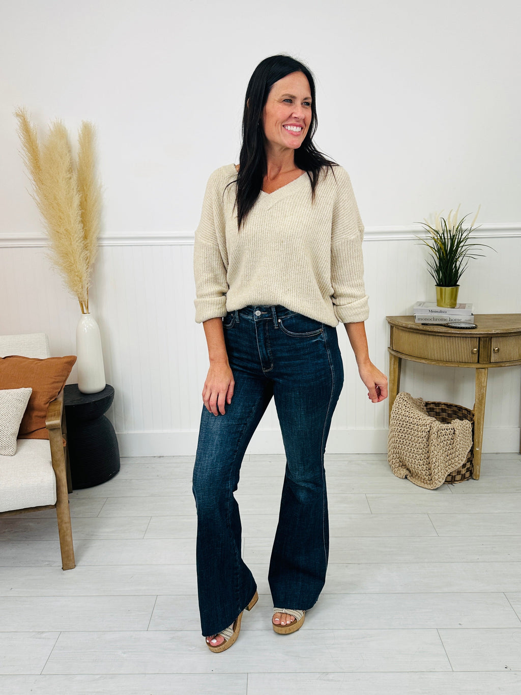 Judy Blue Trifecta Flare Tummy Control Butt Lifting Flare Jeans