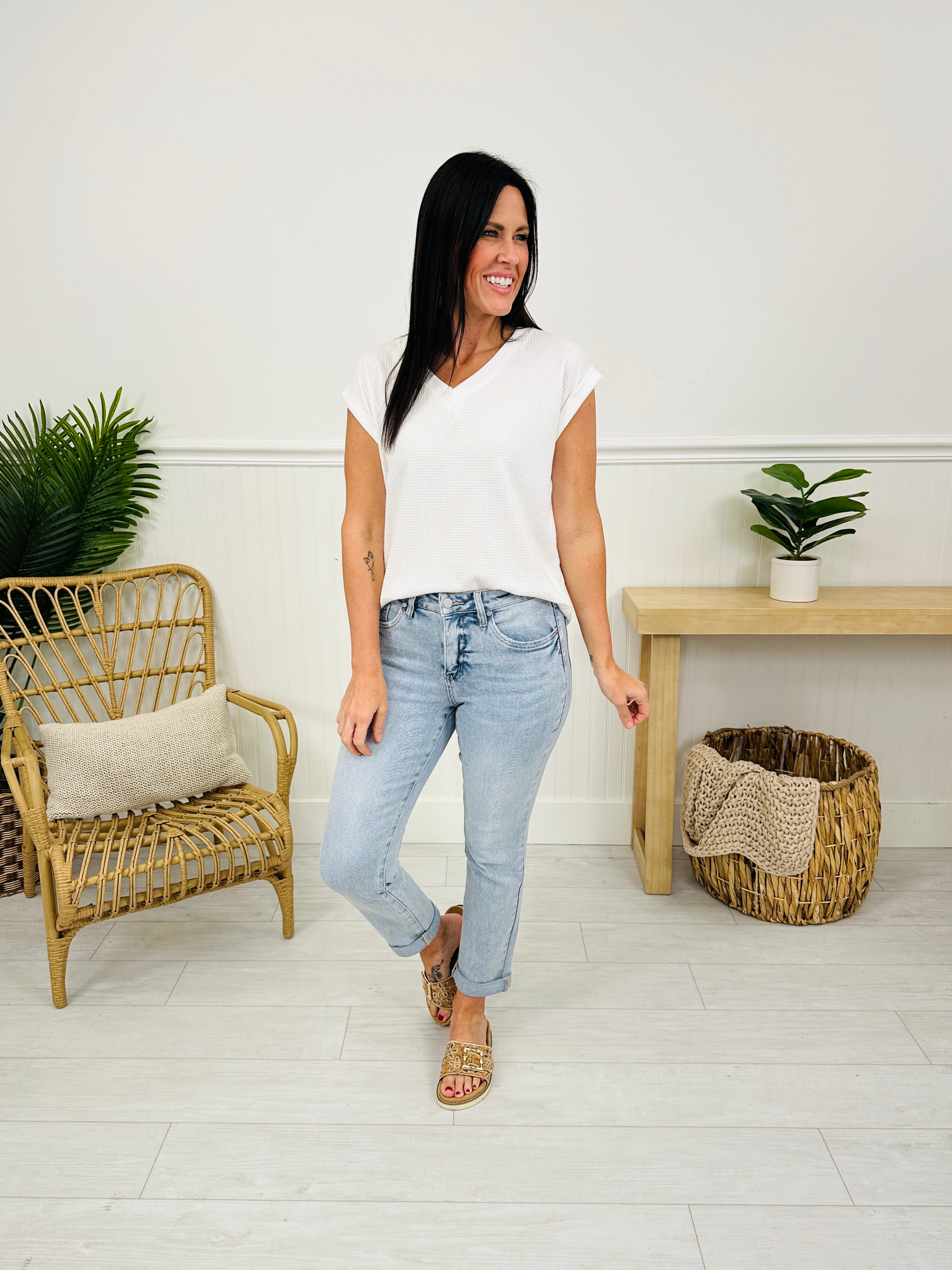 Mom Life MOCO Exclusive Design Mom Jeans With Tummy Control