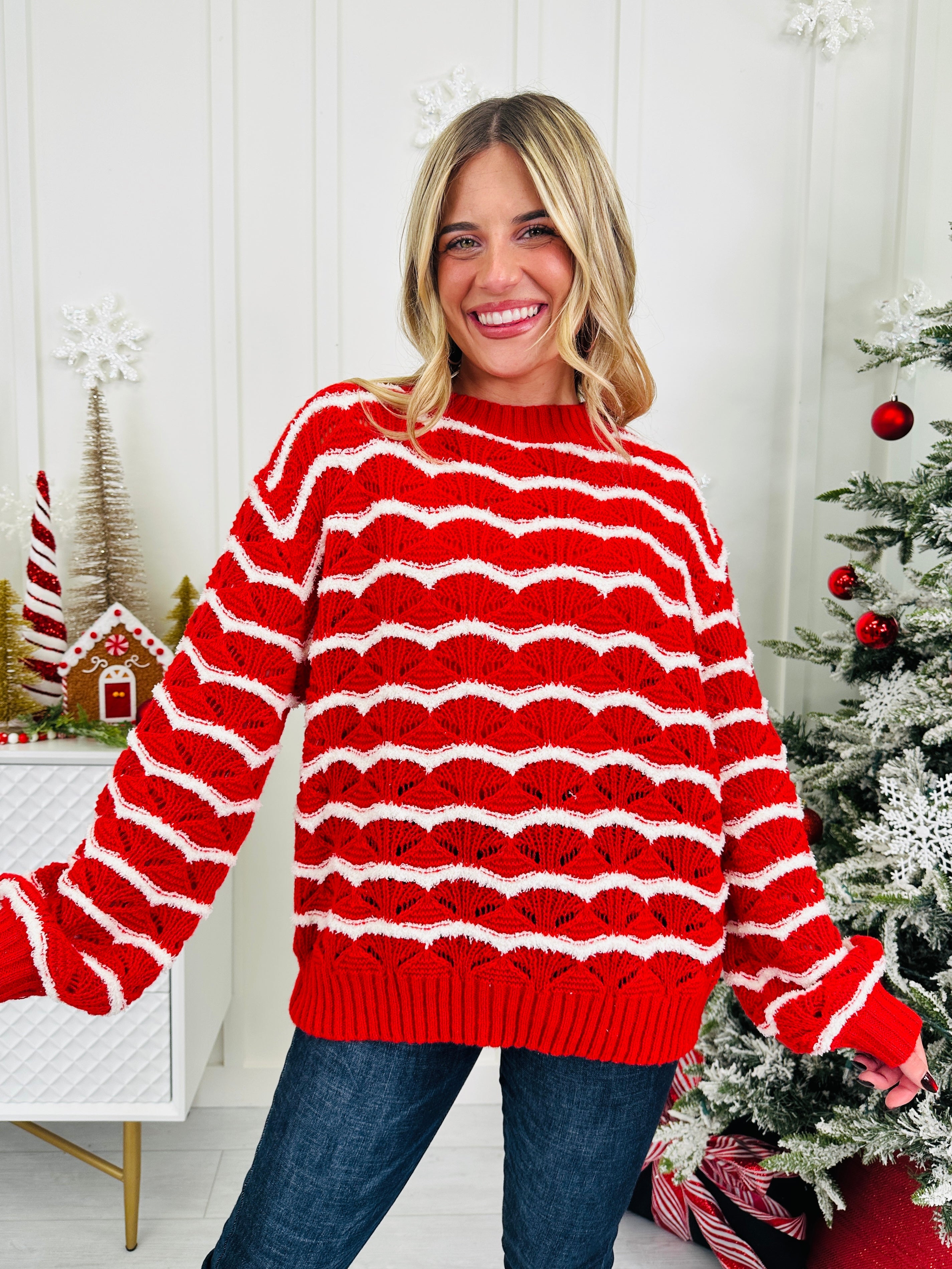 Festive Feelings Sweater- Multiple Colors!