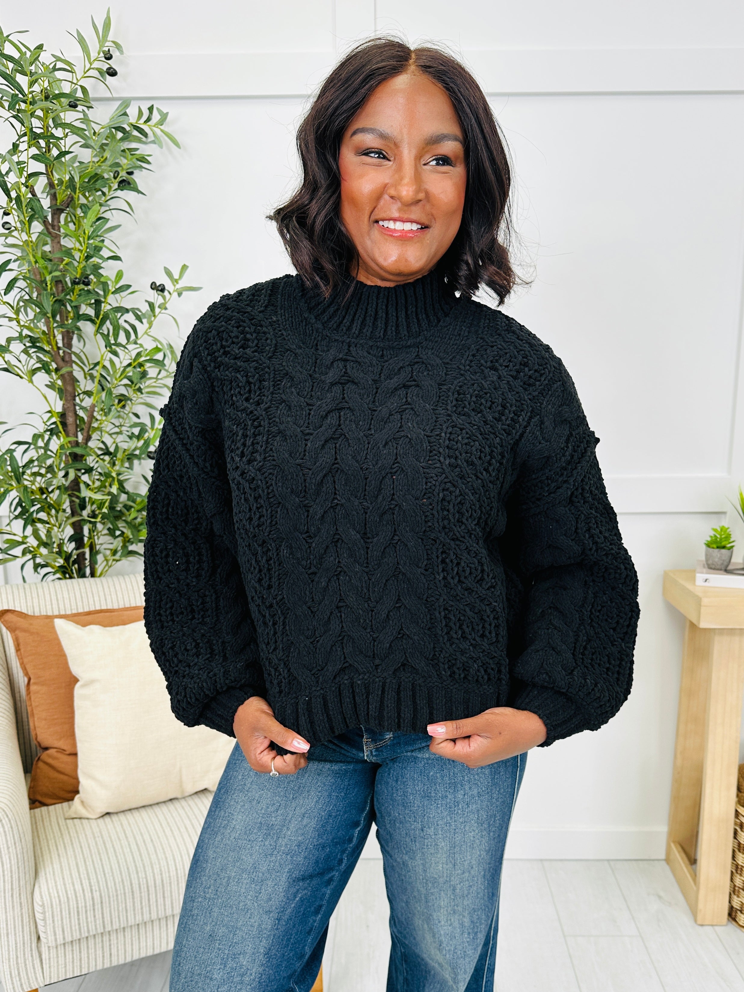 The Cable Club Sweater- Multiple Colors!