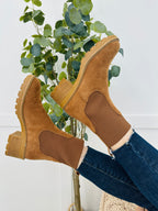 Finding My Direction Booties In Tobacco