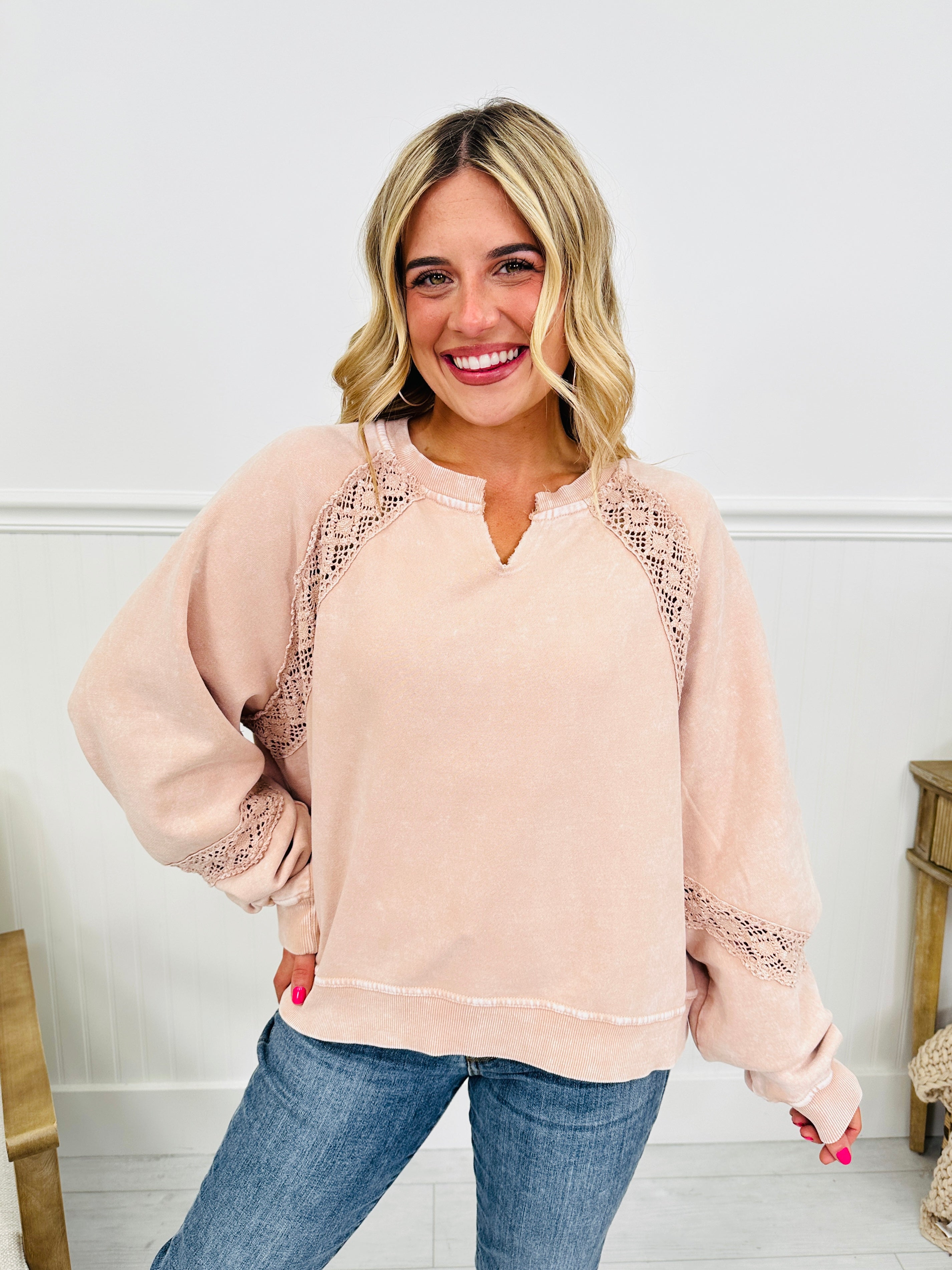 Falling Hard Pullover-- Multiple Colors!