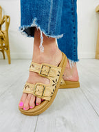 Buckled In Beauty Sandals in Beige