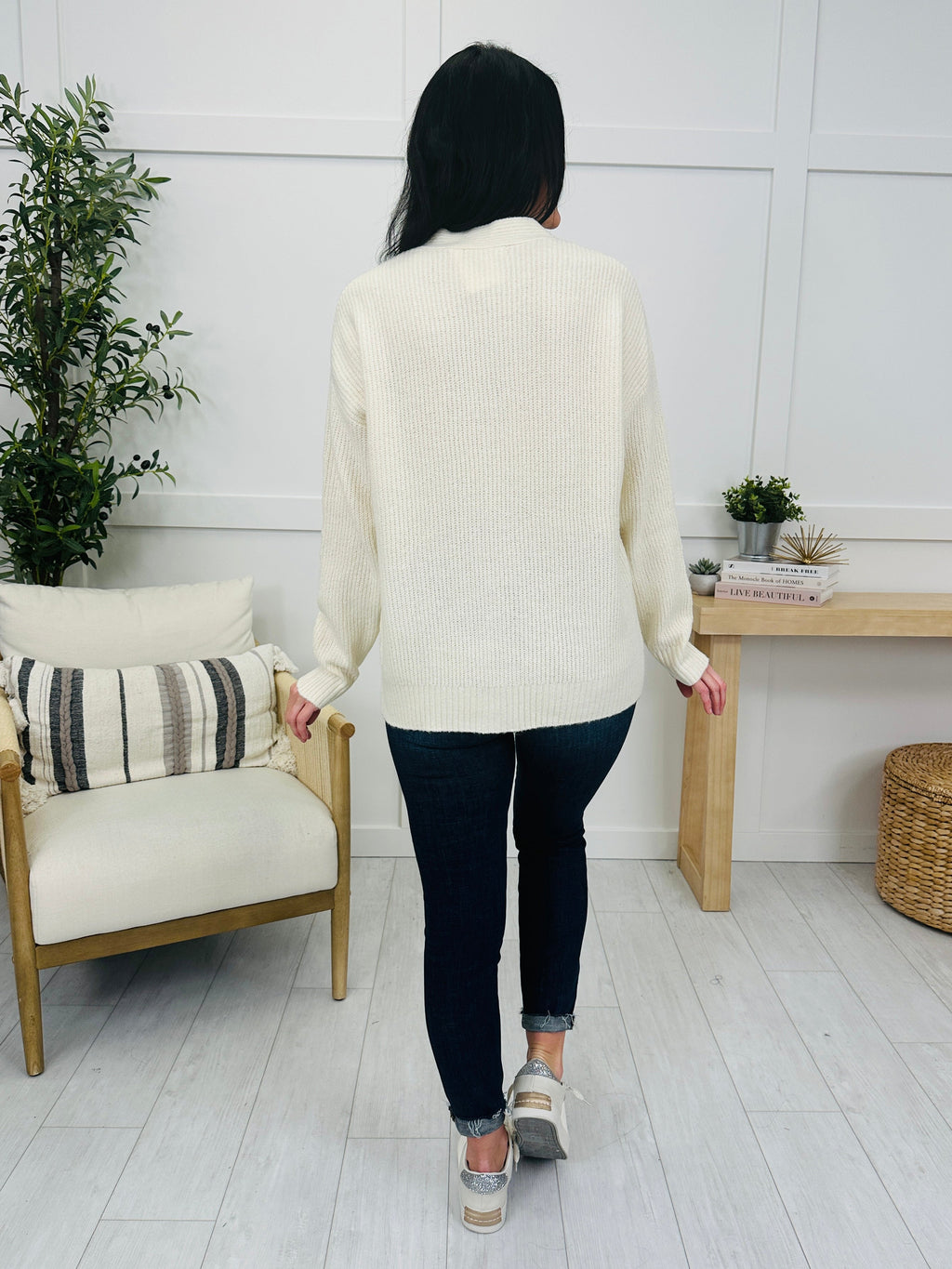 Just One More Layer Cardigan in Cream