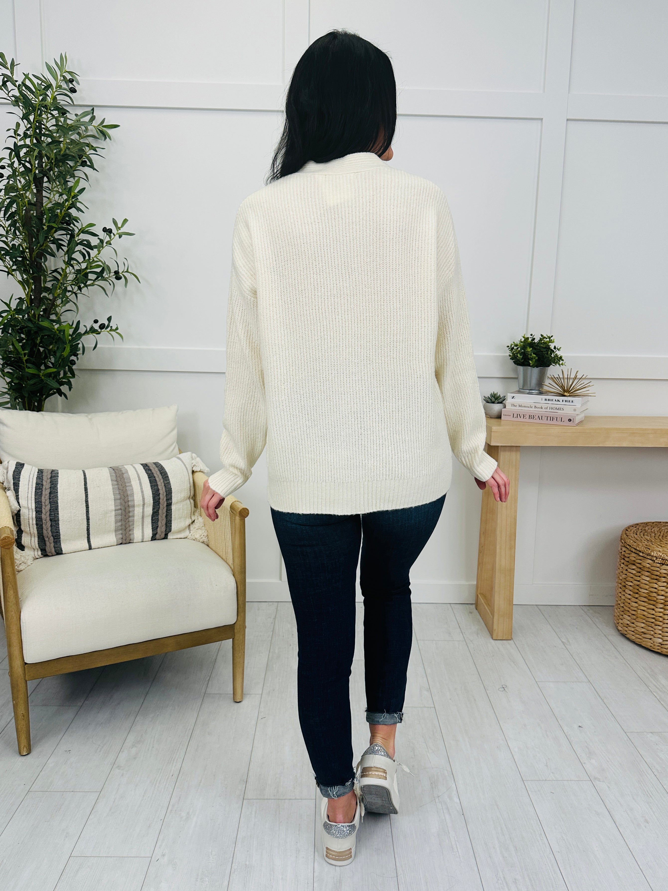 Just One More Layer Cardigan in Cream