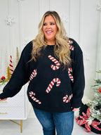 Candy Cane Cutie Sweater In Multiple Colors