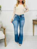 A Flare Affair Tummy Control Flare Jeans