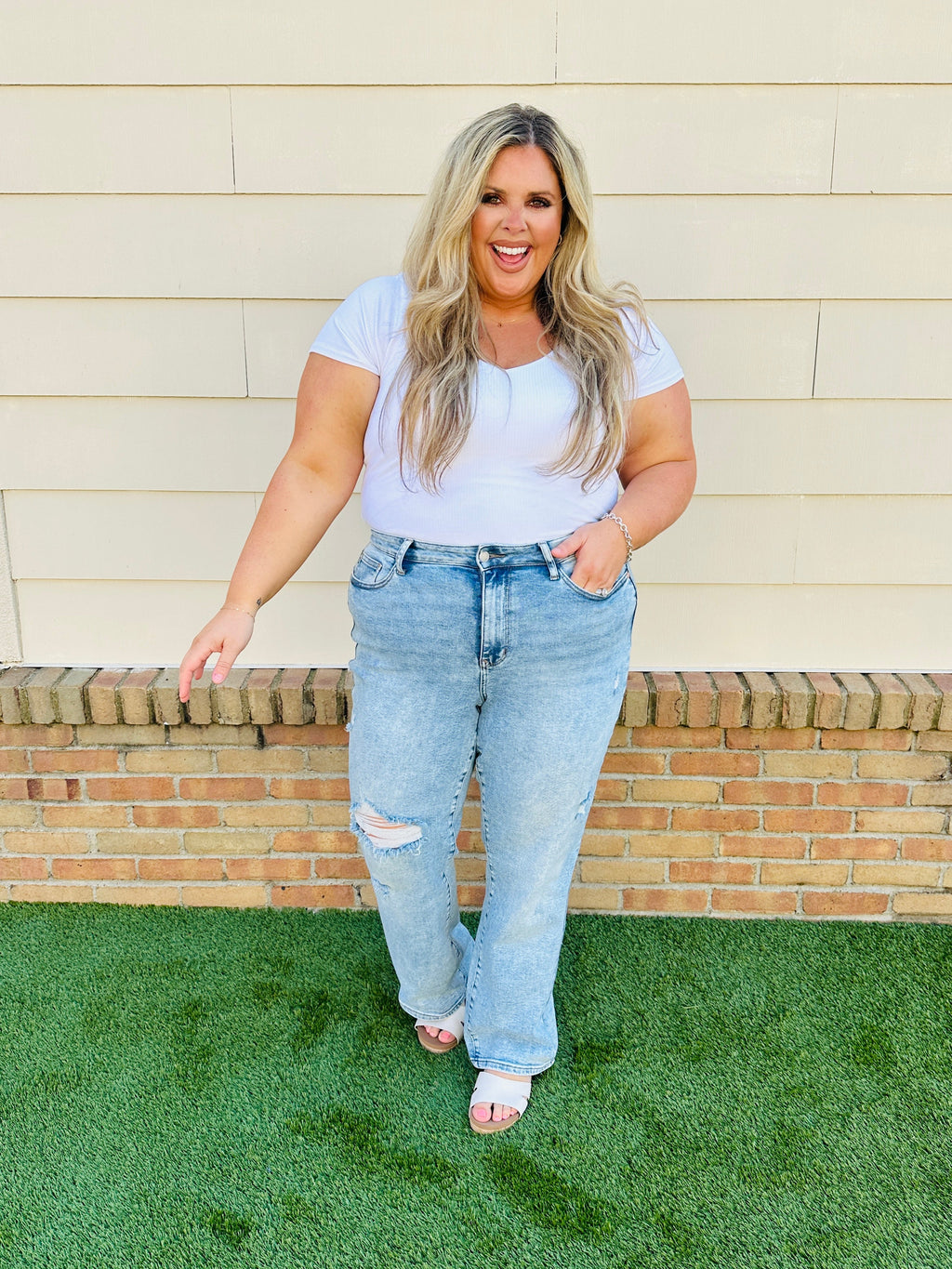 Judy Blue The Perfect Date Straight Jeans