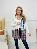 Check Me Later Vest in Navy