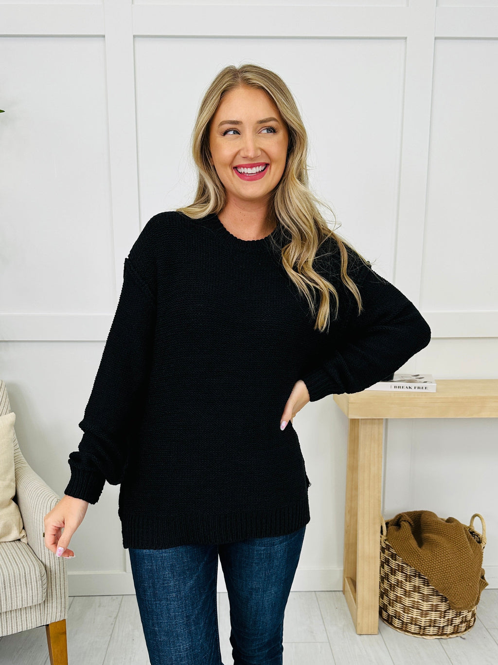 Catch Your Calm Sweater- Multiple Colors!