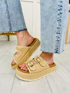 Step Above The Rest Platform Raffia Sandals