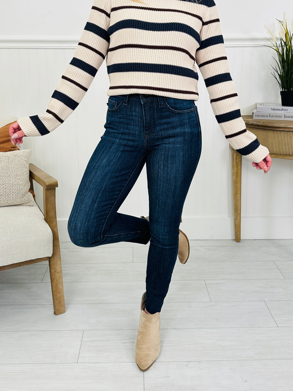 Judy Blue Double The Love Skinny Jeans