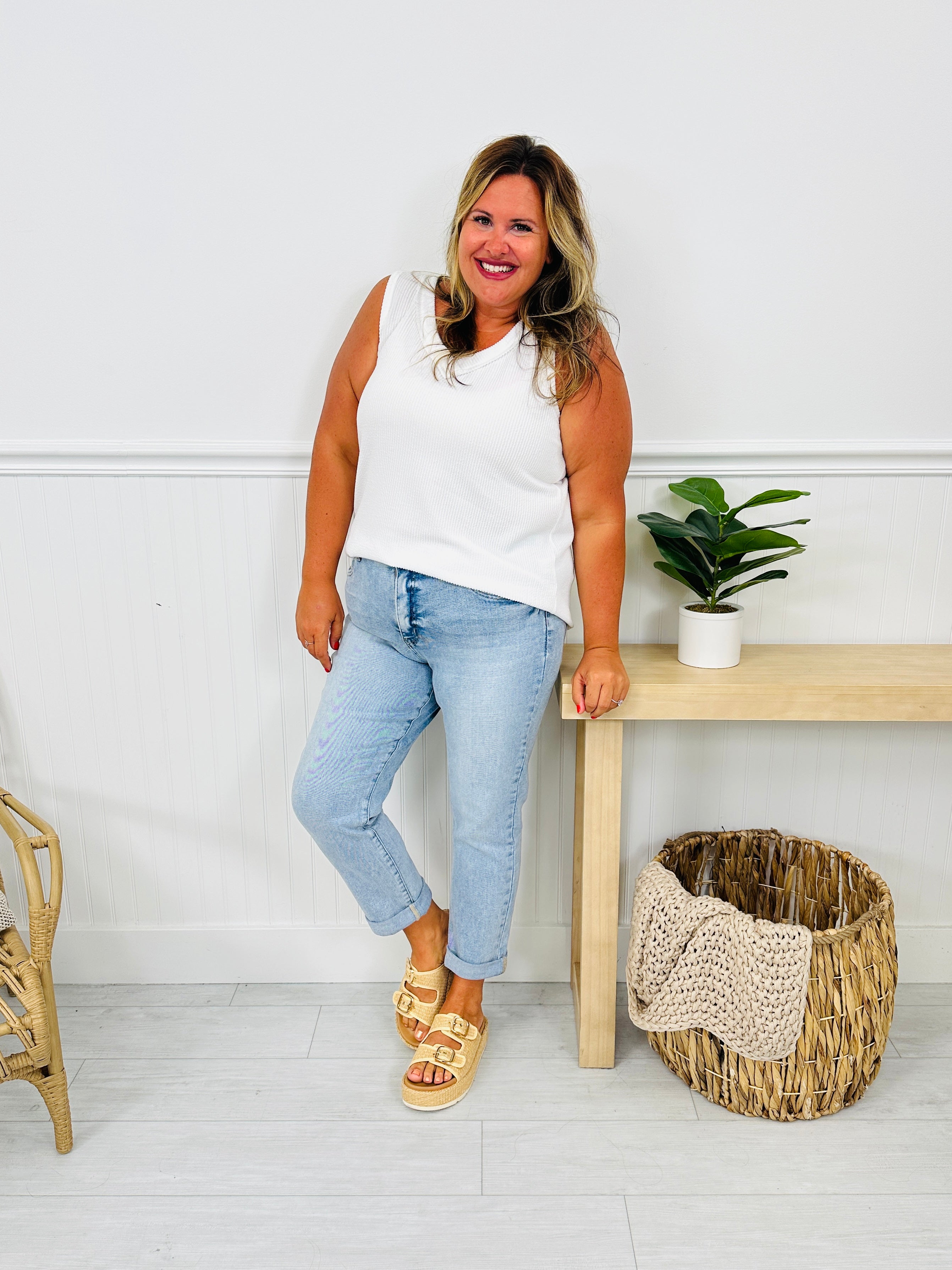 Mom Life MOCO Exclusive Design Mom Jeans With Tummy Control