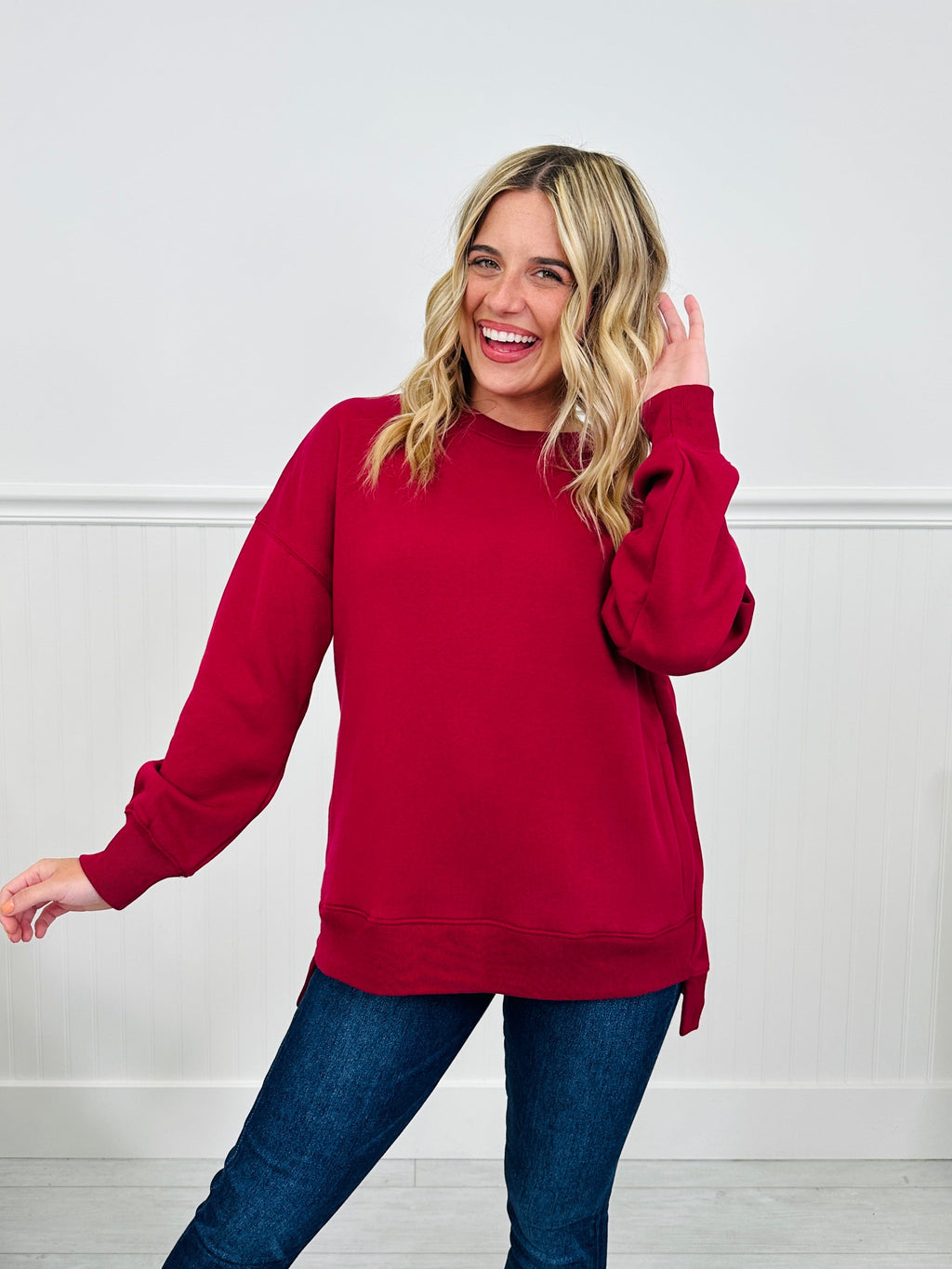 Cozy Intentions Pullover- Multiple Colors!