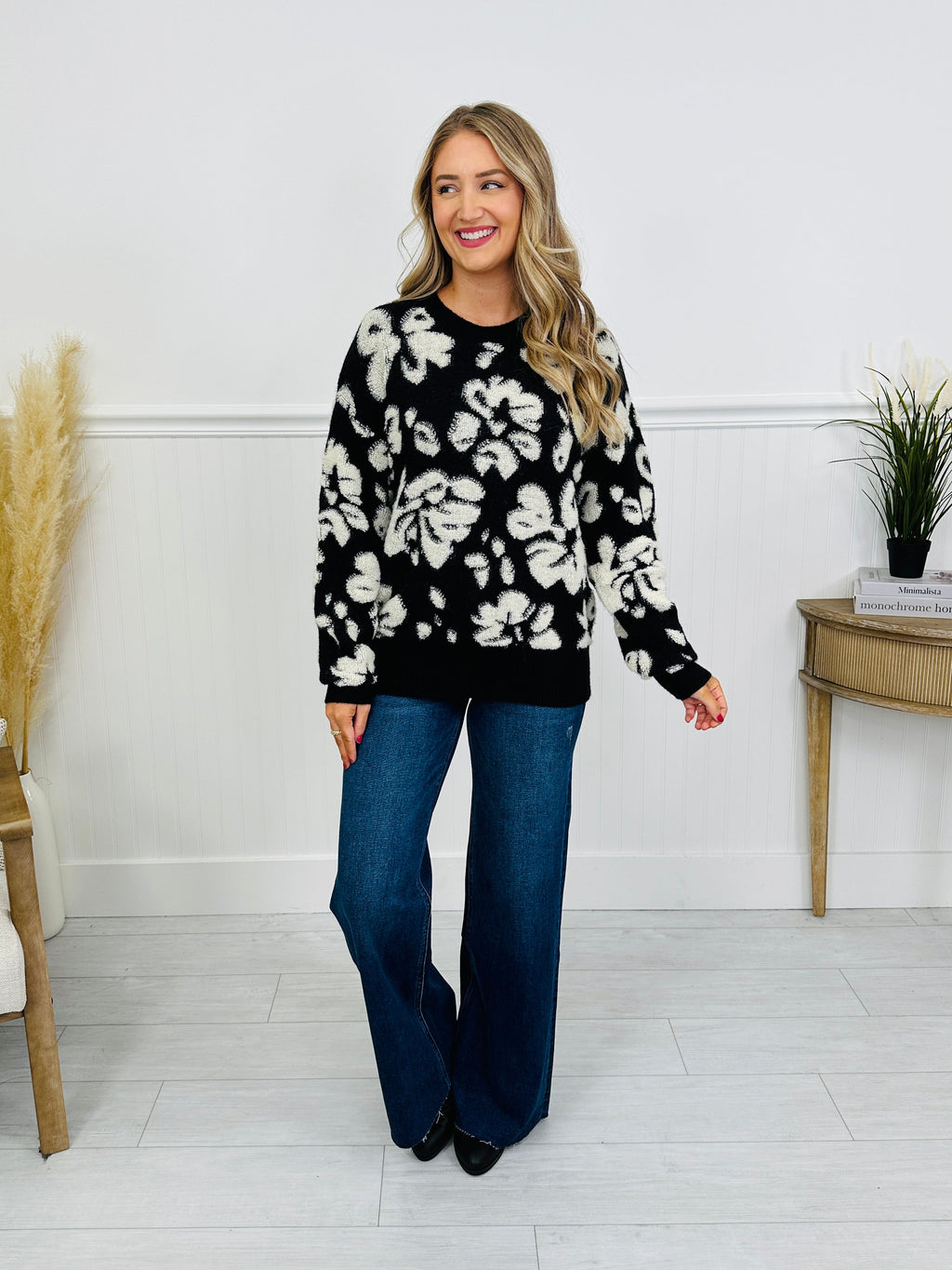 Feeling Floral Sweater in Multiple Colors!