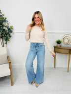 Judy Blue Stitched In Time Retro Wide Leg Jeans