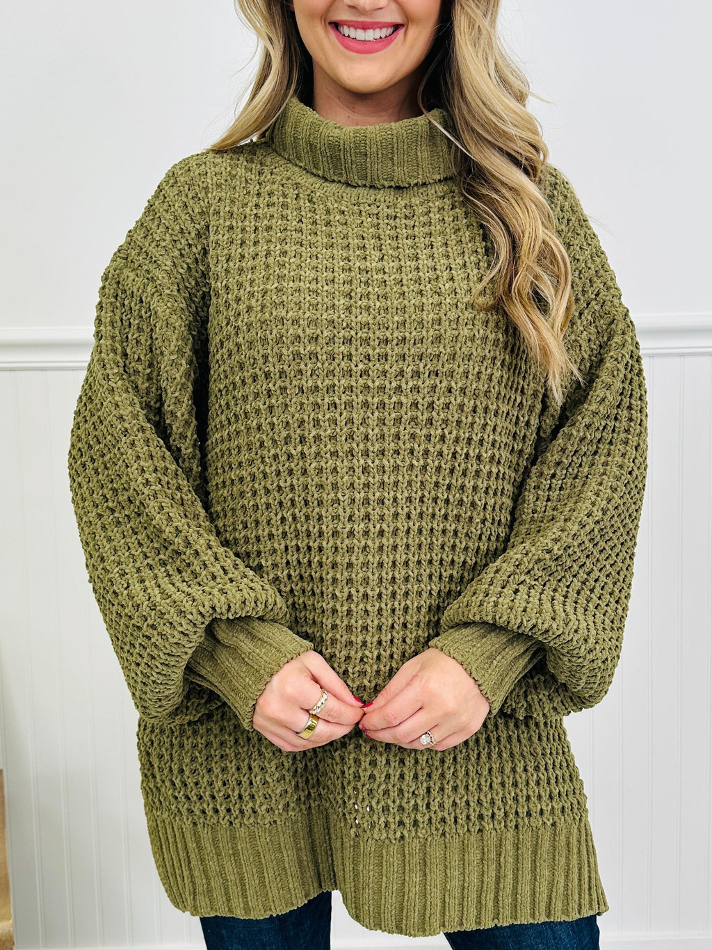 Cozy In Knit Sweater- Multiple Colors!