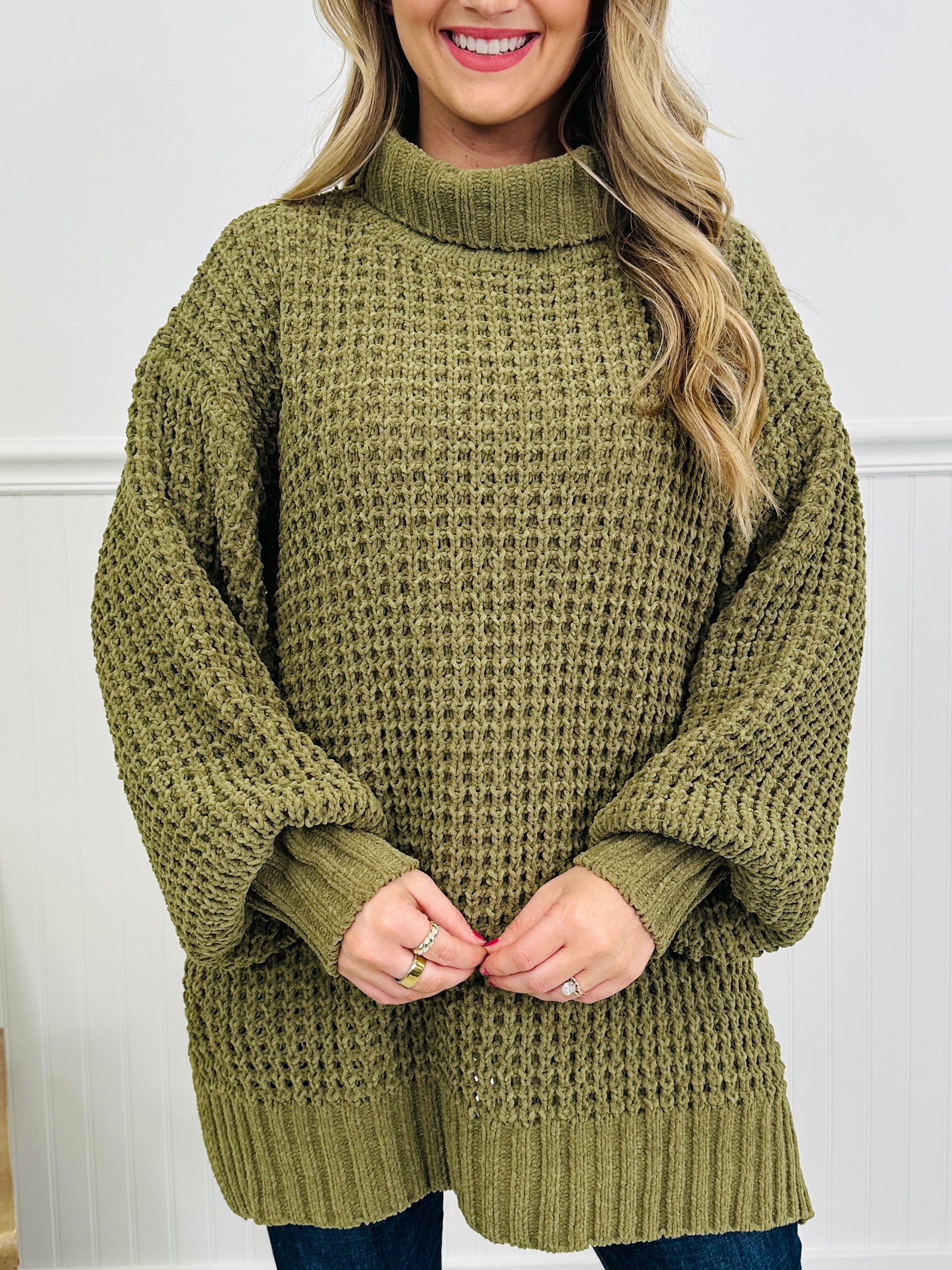 Cozy In Knit Sweater- Multiple Colors!