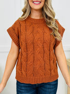 Woven Without Warning Sweater in Brown