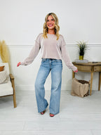 Dream of Me Tummy Control Slim Wide Leg Jeans