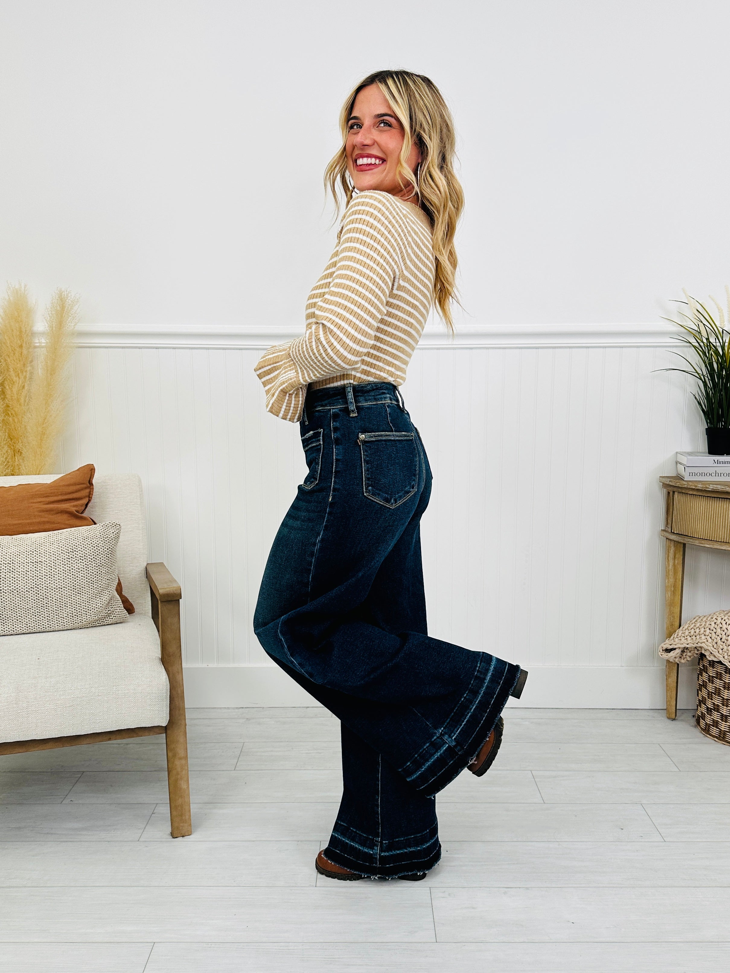 Judy Blue Perfectly Palazzo Wide Leg Jeans