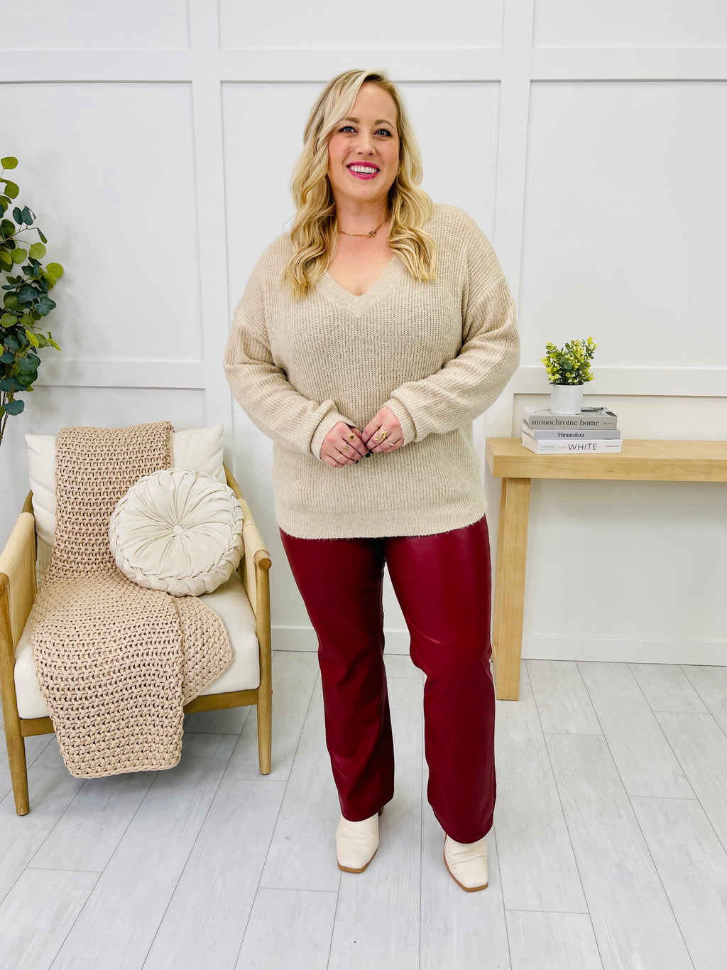 Judy Blue Flawless Finish Tummy Control Faux Leather Pants