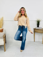 Just Four You Tummy Control Wide Leg Jeans in Four Inseams
