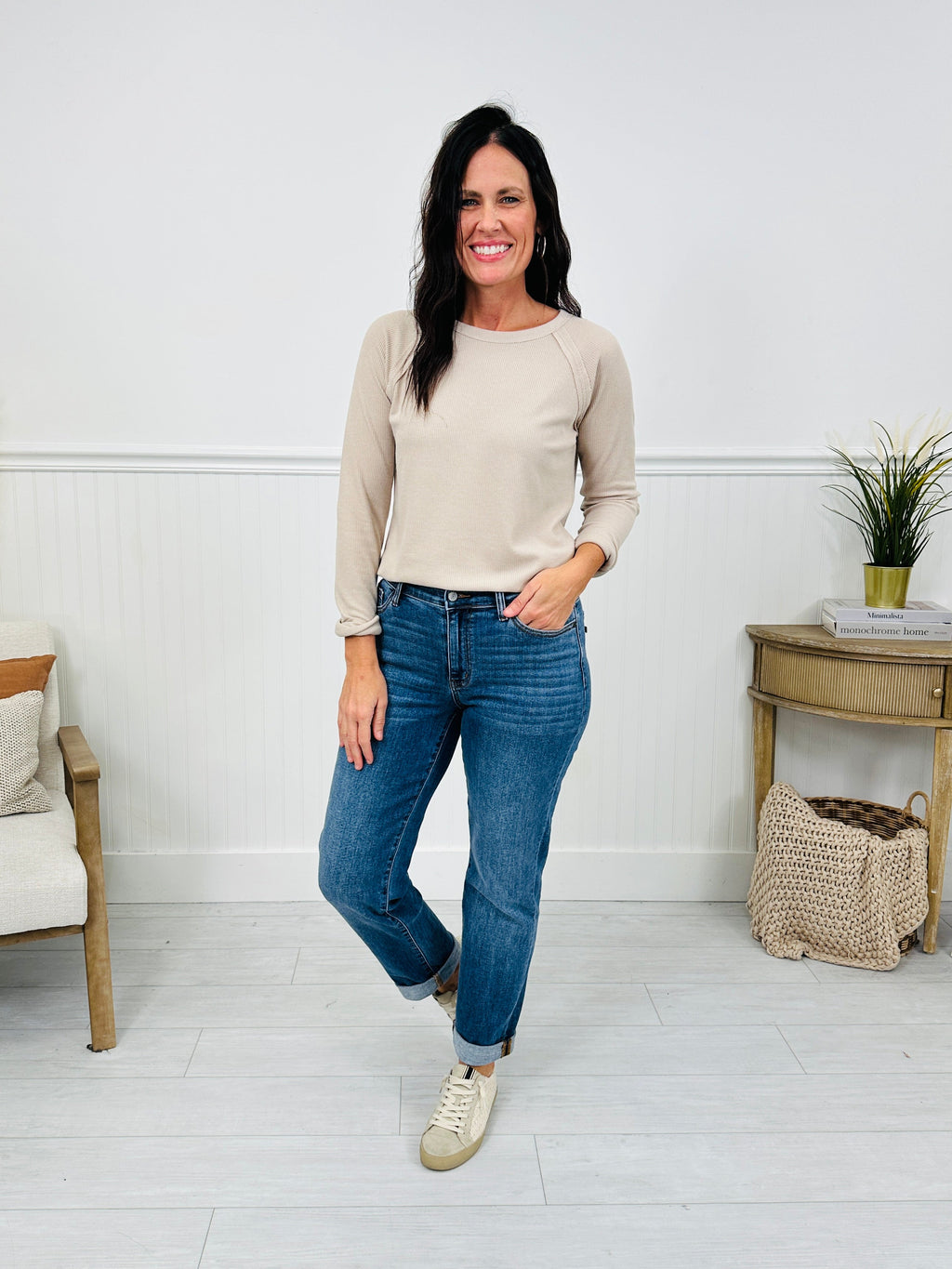 Judy Blue Through It All Boyfriend Jeans