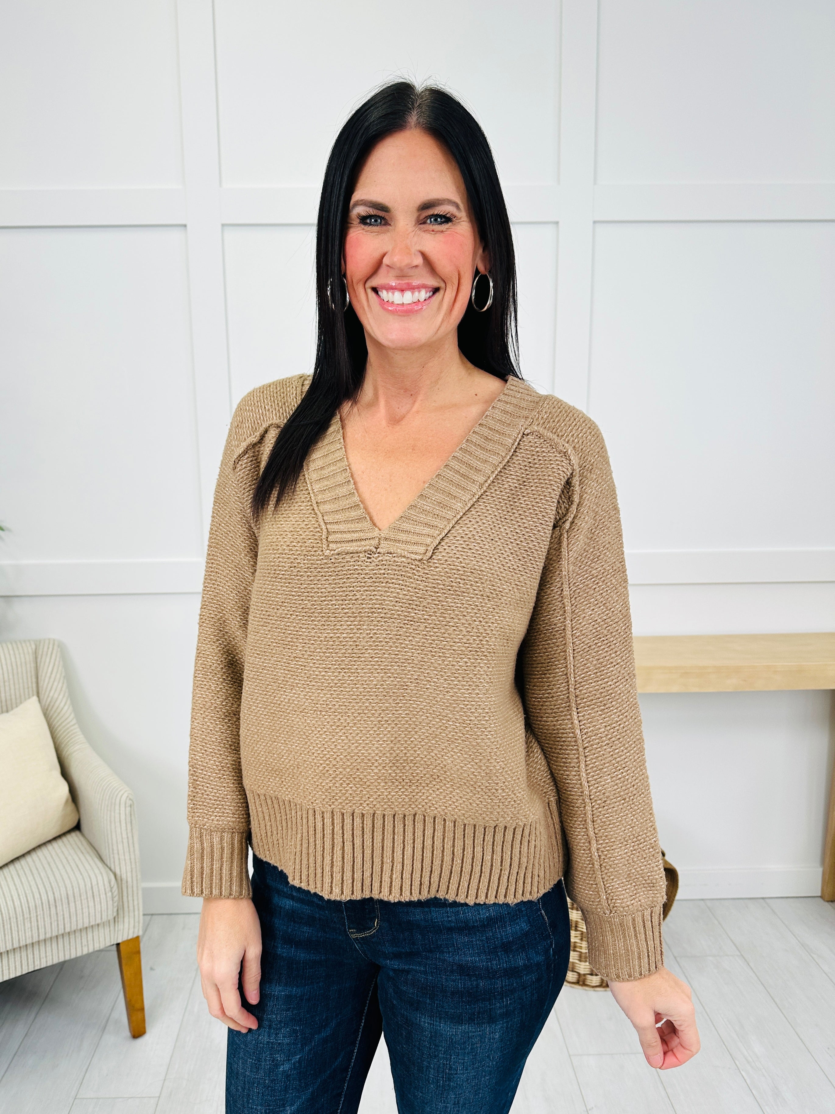 Take The Scenic Route Sweater- Multiple Colors!