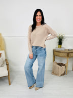 Power Moves Tummy Control Slim Wide Leg Jeans