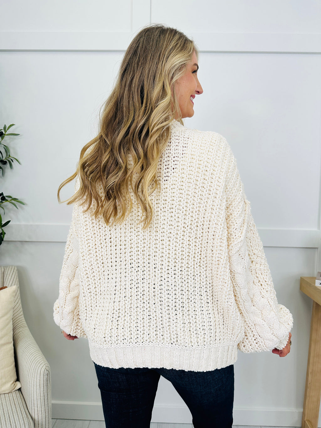 Crisp Comforts Sweater in Cream