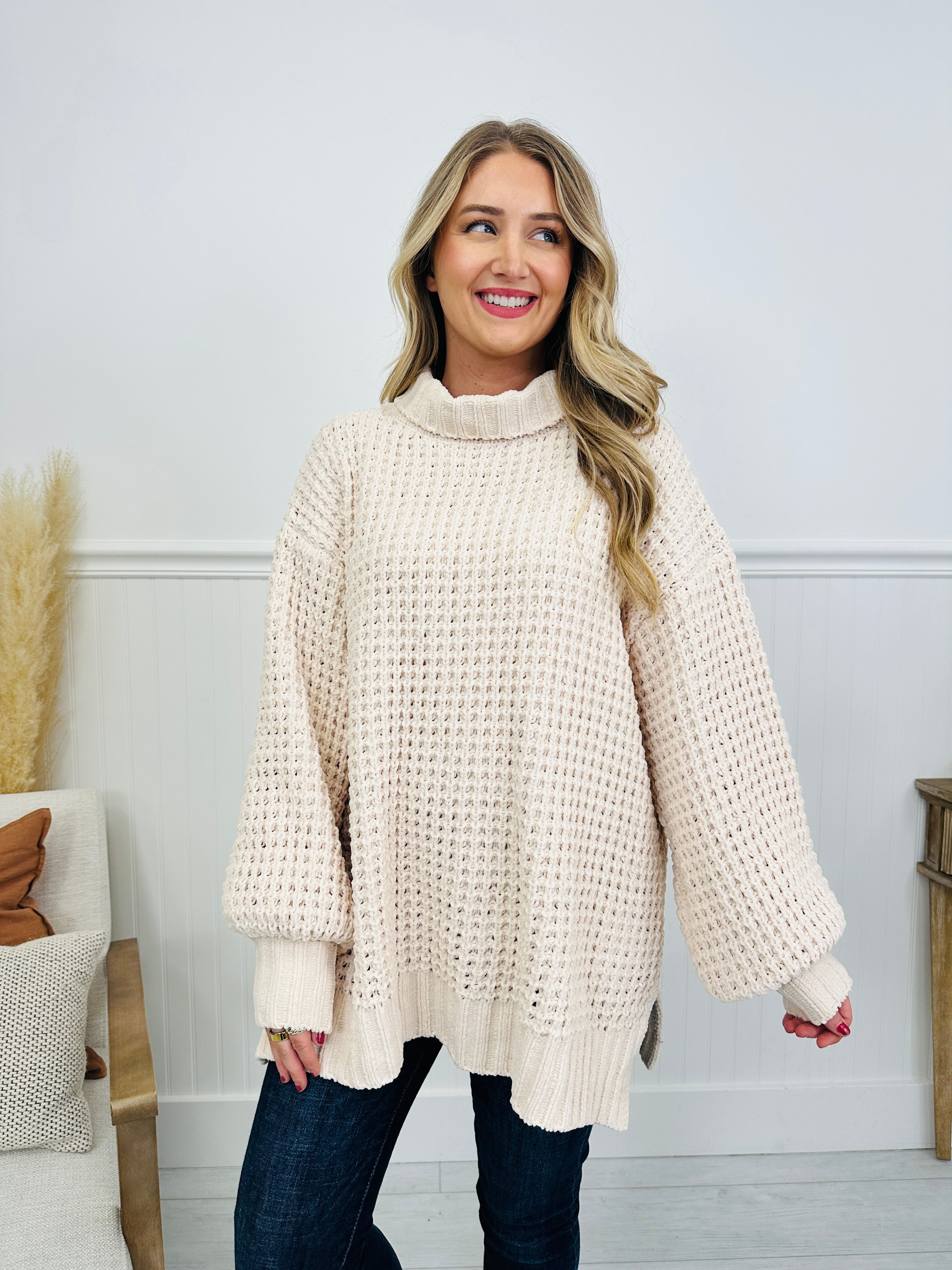 Cozy In Knit Sweater- Multiple Colors!