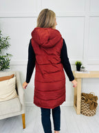 Holding Onto Warmth Puffer Vest In Brick