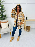 Luxe In The Wild Jacket In Camel