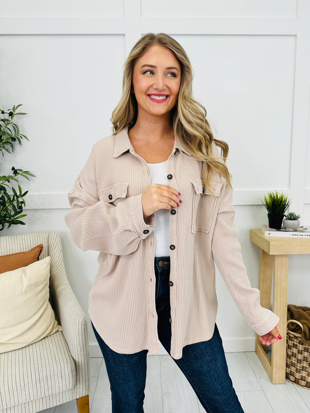 Borrowed Bliss Shacket- Multiple Colors!