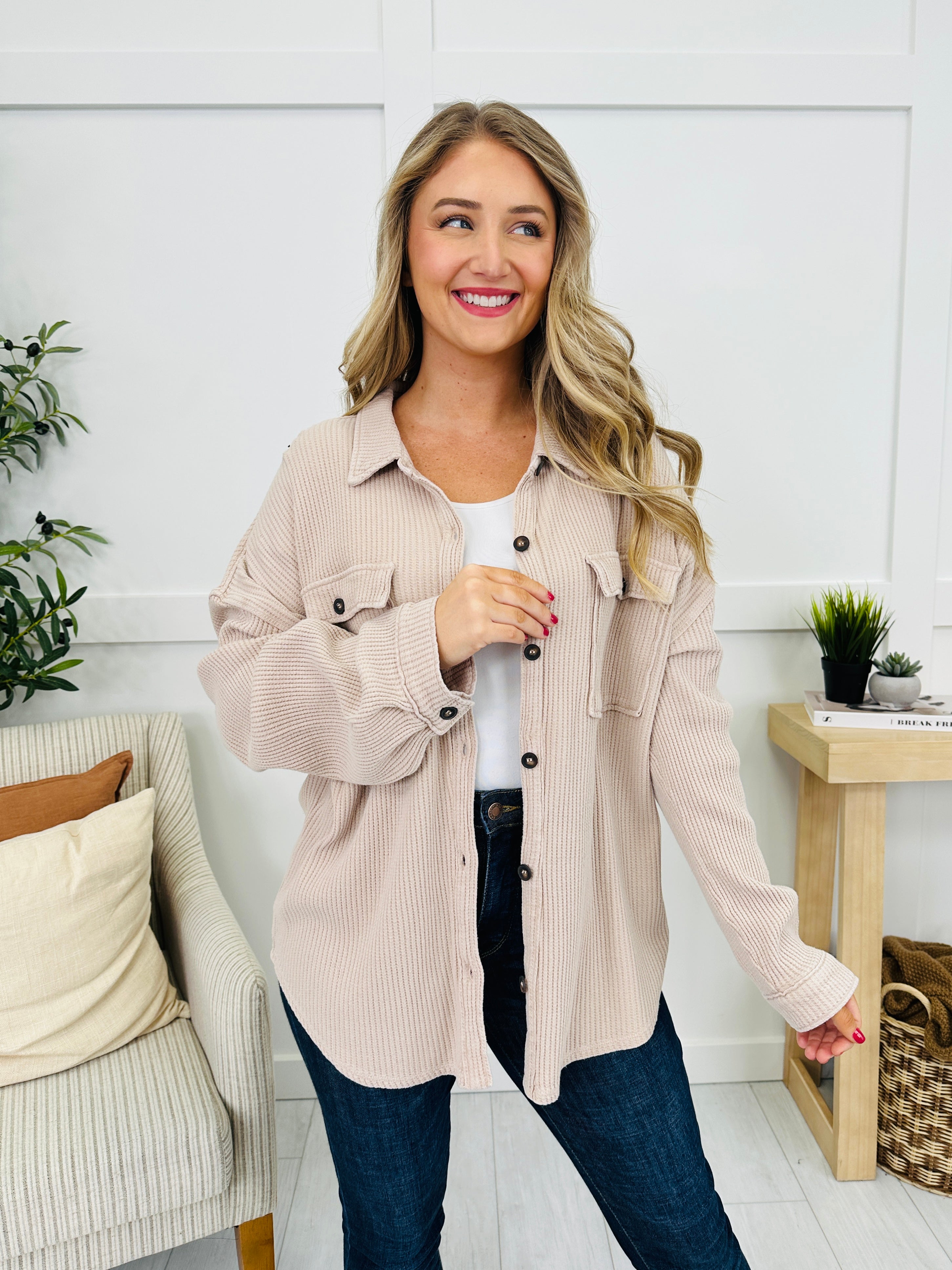 Borrowed Bliss Shacket- Multiple Colors!