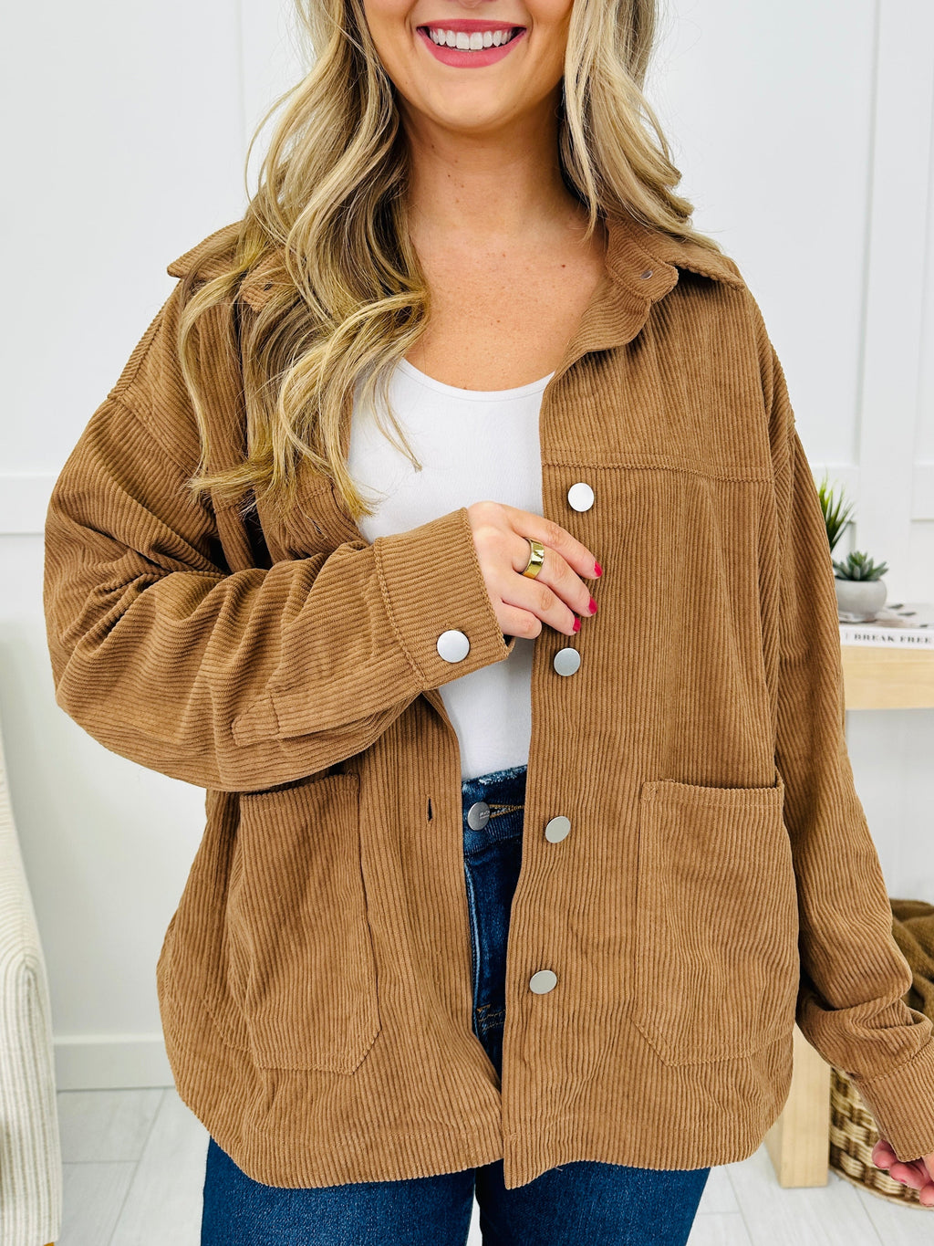 Easy As Sunday Shacket- Multiple Colors!