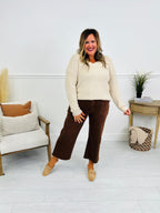 Judy Blue Melt In Your Mouth Chocolate Wide Leg Cropped Jeans