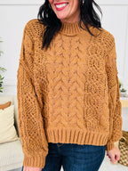 Crisp Comforts Sweater in Burnt Topaz