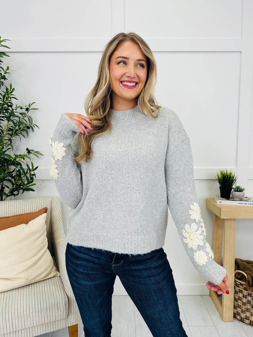 Among The Petals Sweater