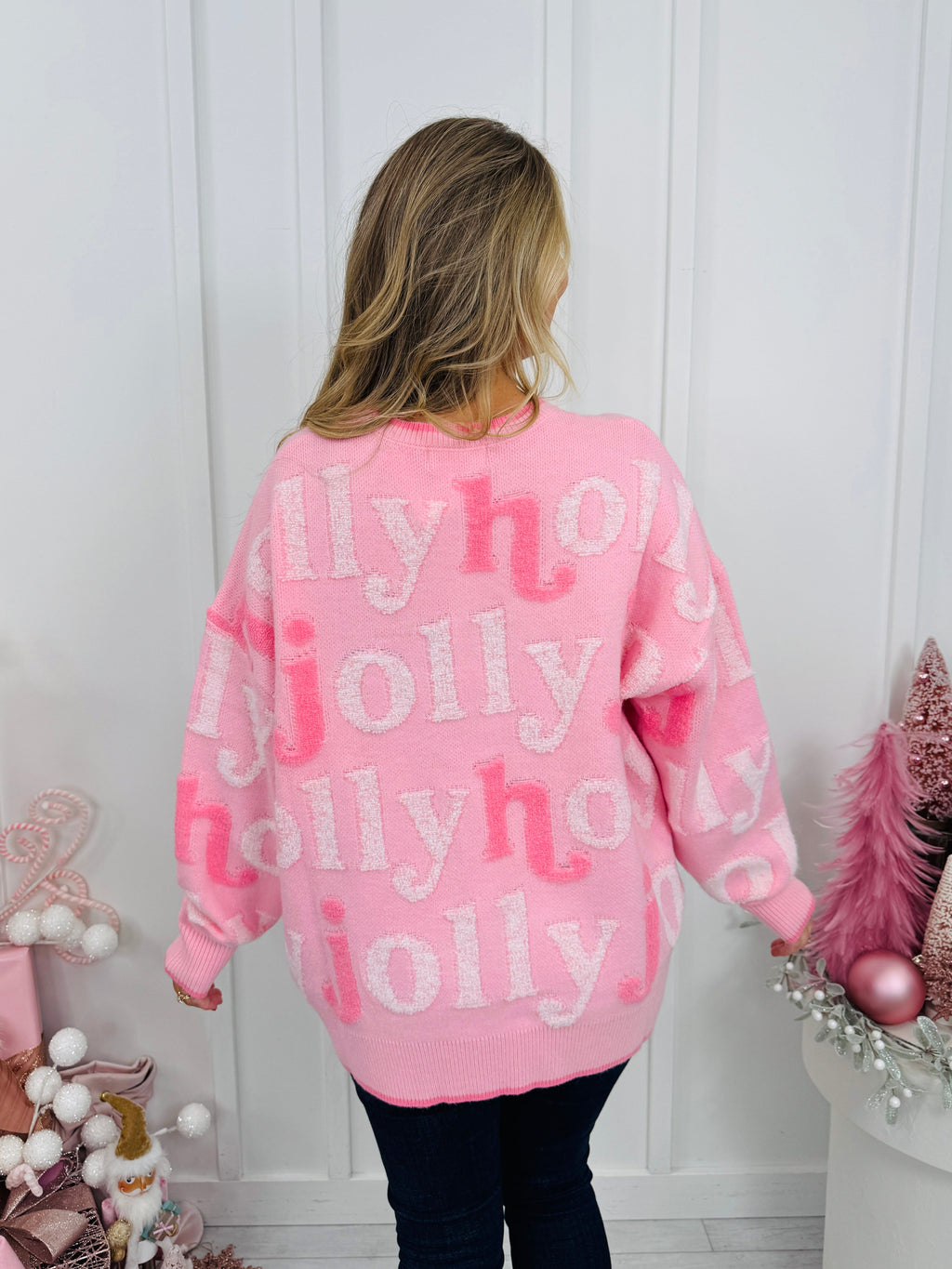 Blush The Halls Sweater