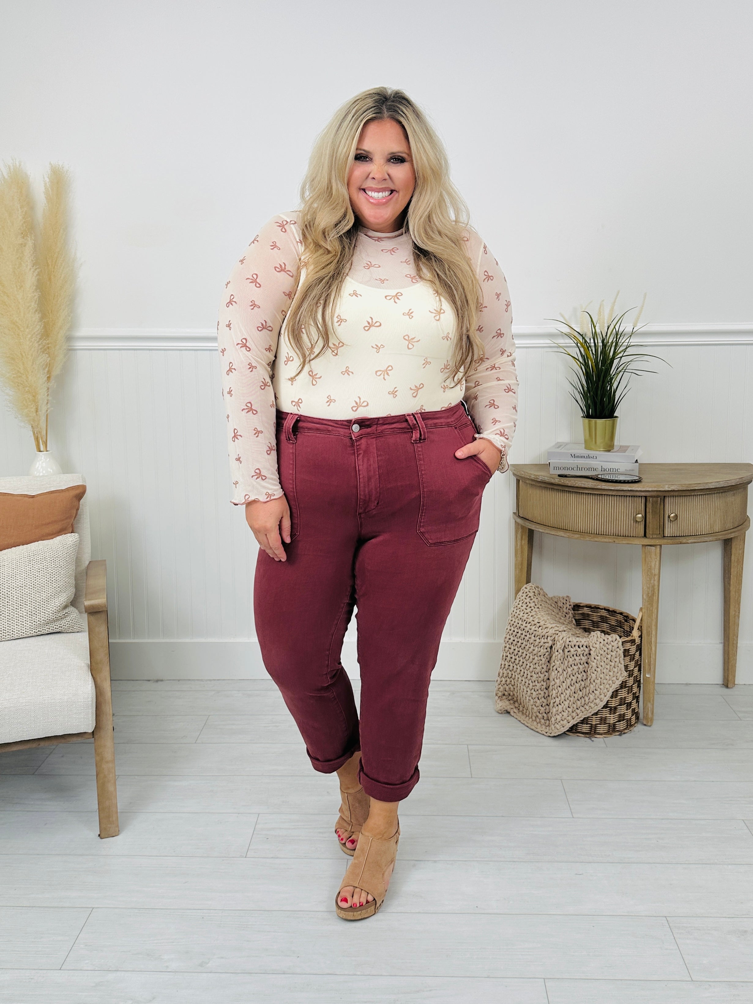 Judy Blue Wine Down Weekender Jeans