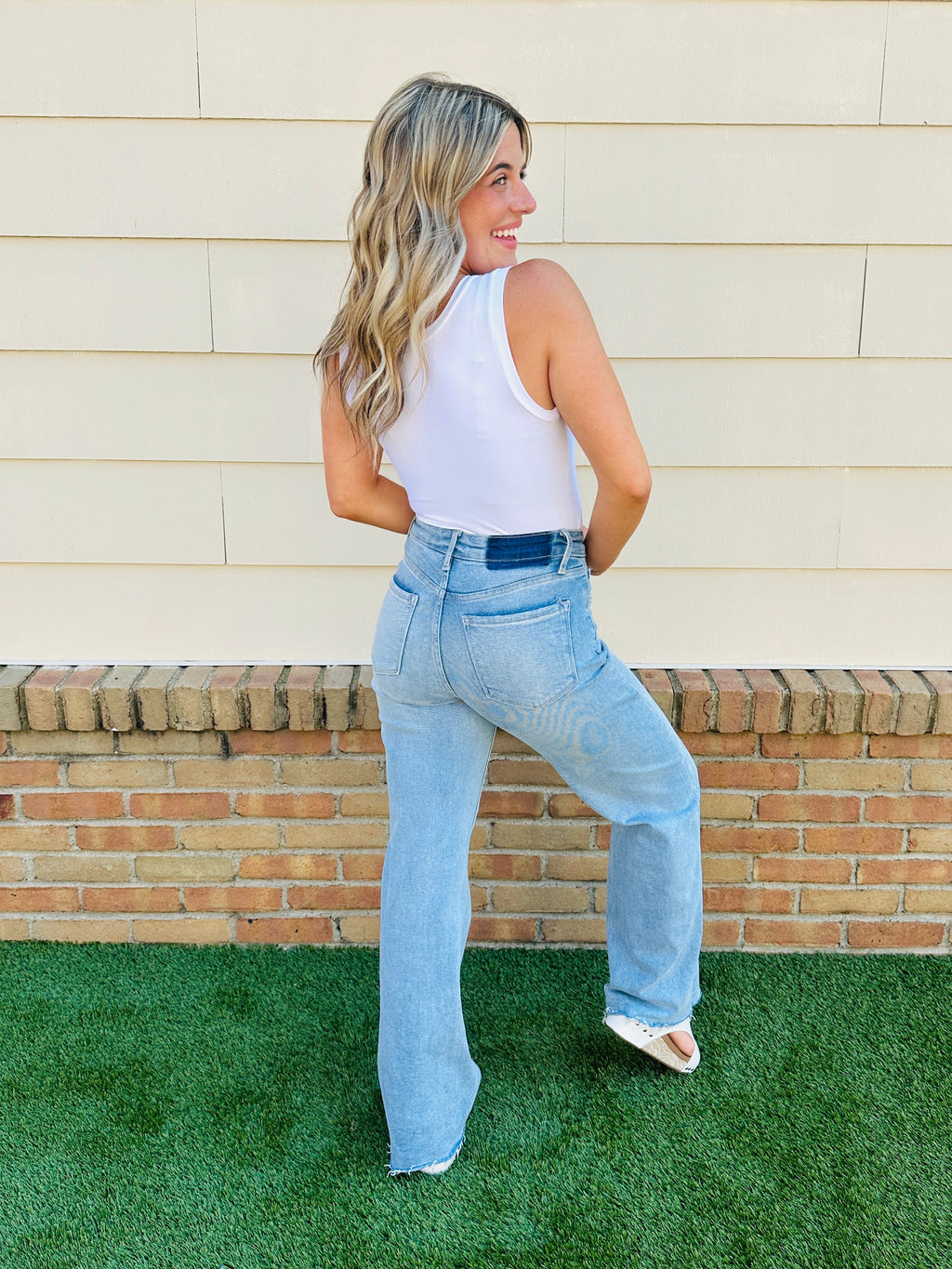 Wear Everywhere Wide Leg Tummy Control Jeans