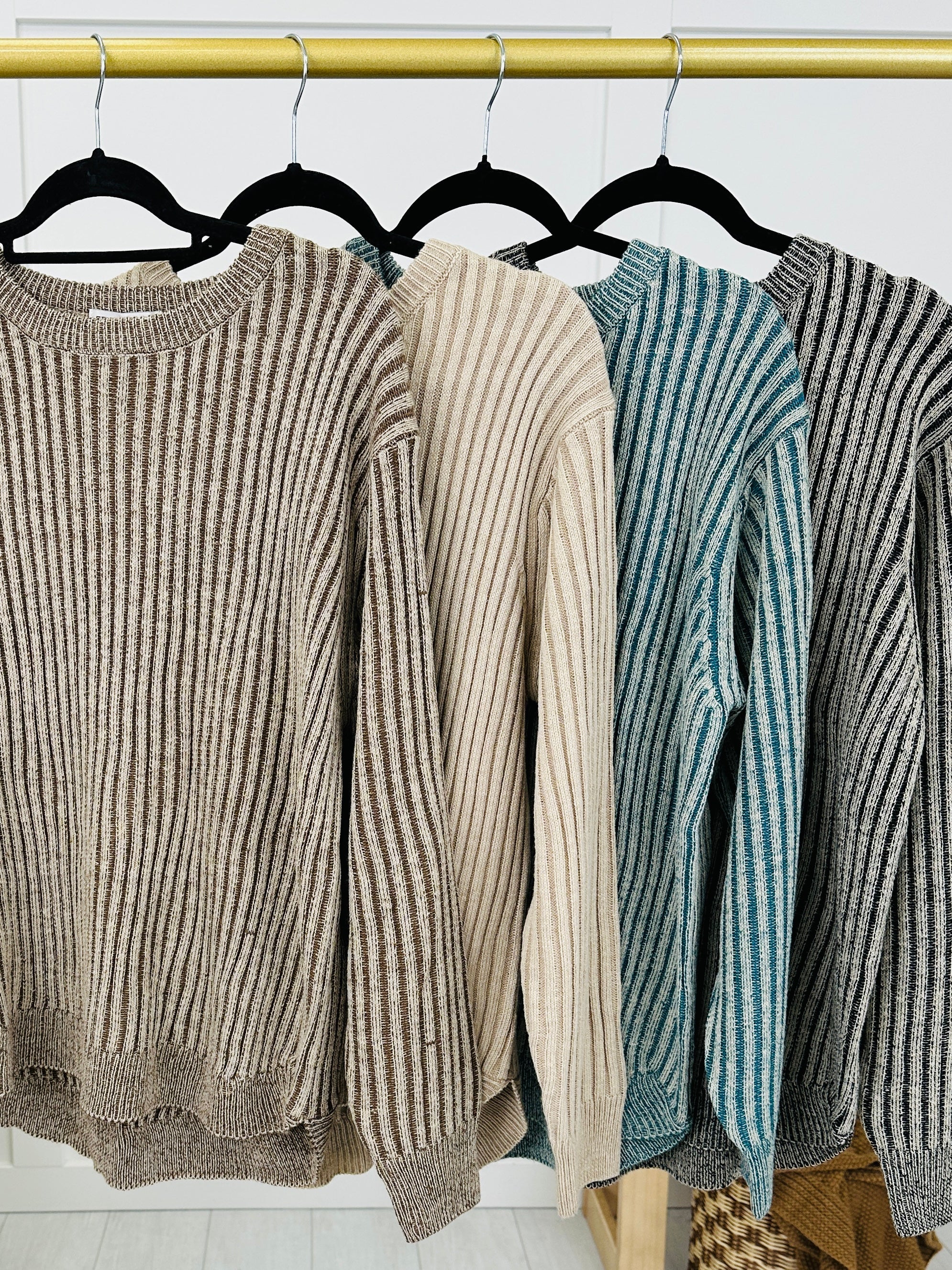 Stitched To Remember Sweater- Multiple Colors!