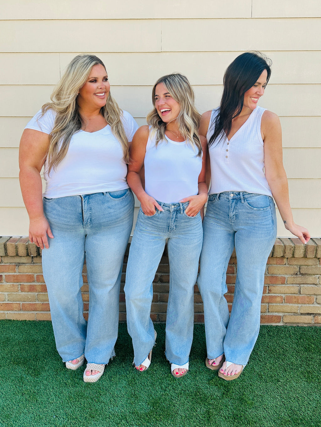Wear Everywhere Wide Leg Tummy Control Jeans