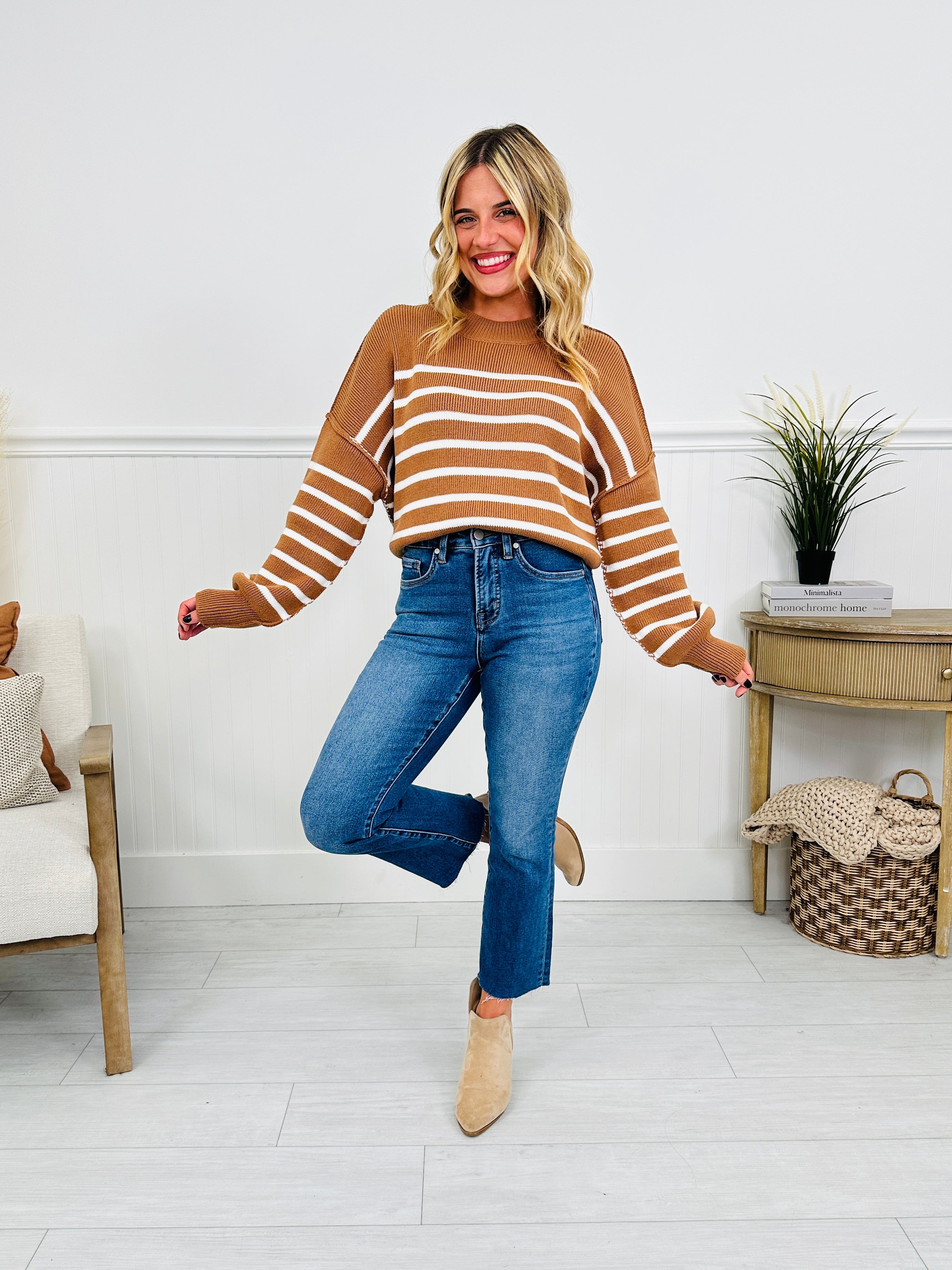 Falling Fast Kick Flare Tummy Control Jeans