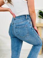 Kick Back And Relax Kick Flare Cropped Jeans